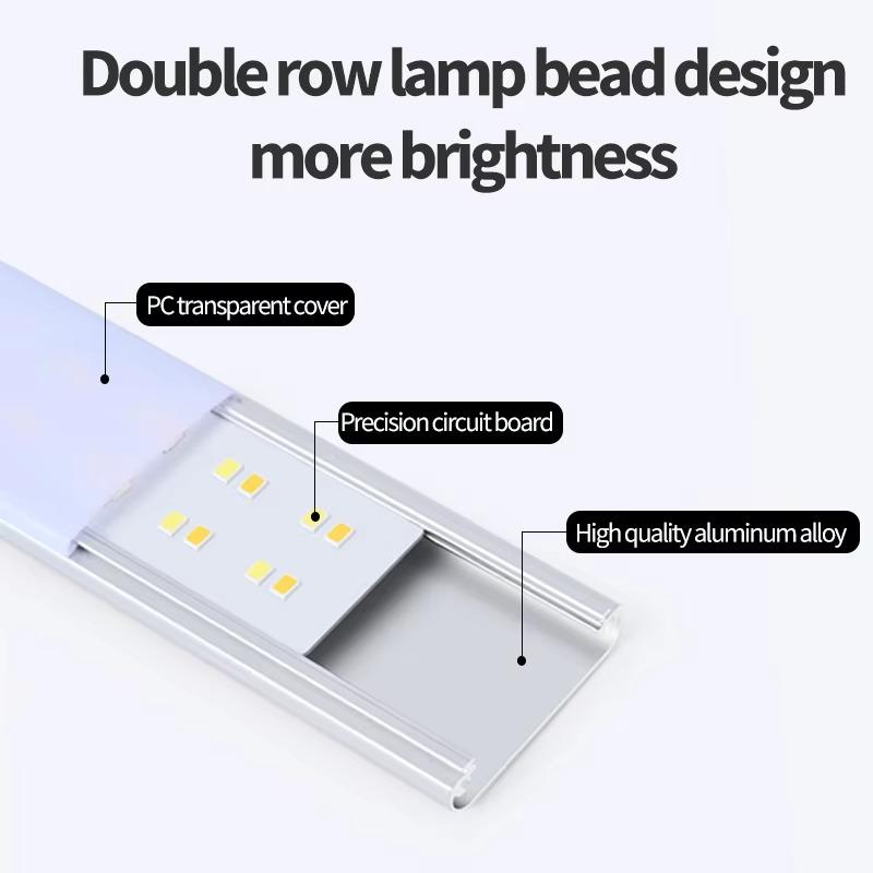 LED Night Light 20/40CM Motion Sensor Wireless USB Cabinet Night Light Wardrobe Lamp For Kitchen Cabinet Bedroom Wardrobe