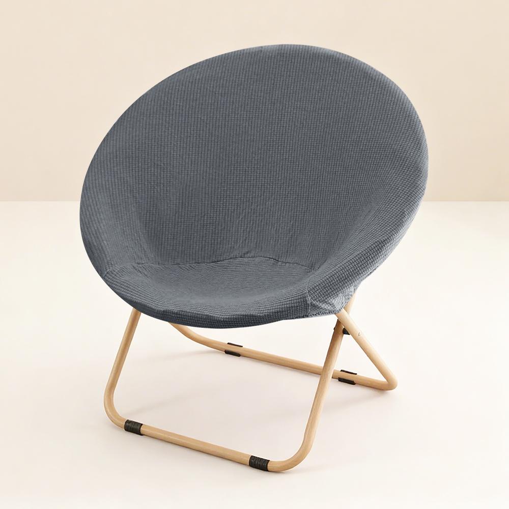 Funda Redonda para Silla Saucer Suave Elástica Funda para Silla Luna para Protección de Muebles Protector para Silla Plegable de Camping para Exteriores