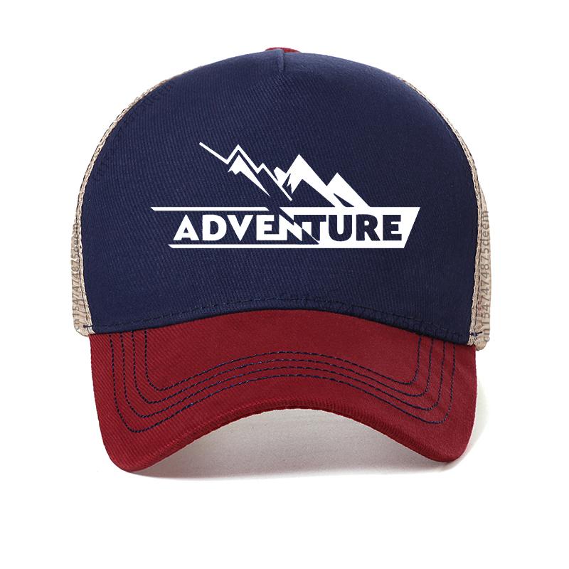 outdoors Adventurer caps for men fashion unisex Summer Mesh Breathable Trucker hat cool Mountaineering Camping Baseball Cap