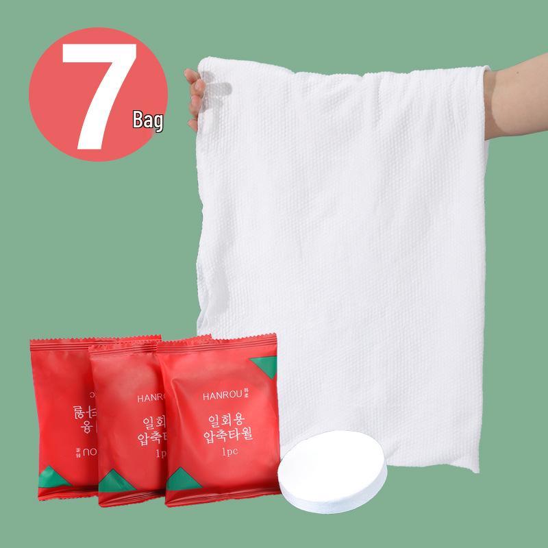 Extra Large Compressed Pure Cotton Bath Towel - Disposable & Extra Thick for Travel and Hotel Use