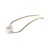 JewelVOX U-Shaped Hair Stick Pin Hair Accessories Pearl Hair Comb for Women, Elegant Formal Gold