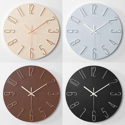 Clock Living Room Wall Clock Simple Wall Hanging Home Creative Clock Fashion Decorative Clock 12