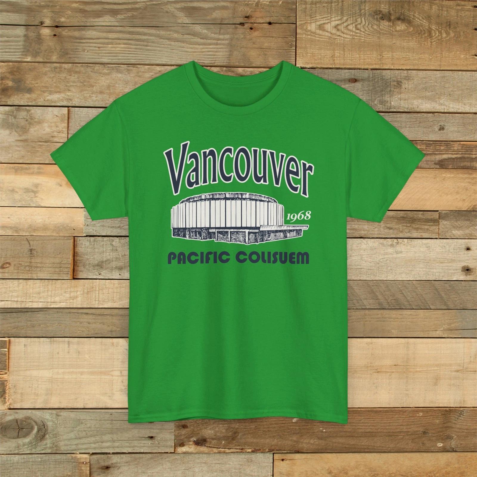 

Pacific Coliseum 1968 Vintage Hockey Arena T shirt- Vancouver Canucks 2XL