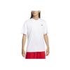 Nike Sportswear Solid Crew Neck Pullover Casual Short Sleeve T-Shirt Men Tops White FQ3763-100
