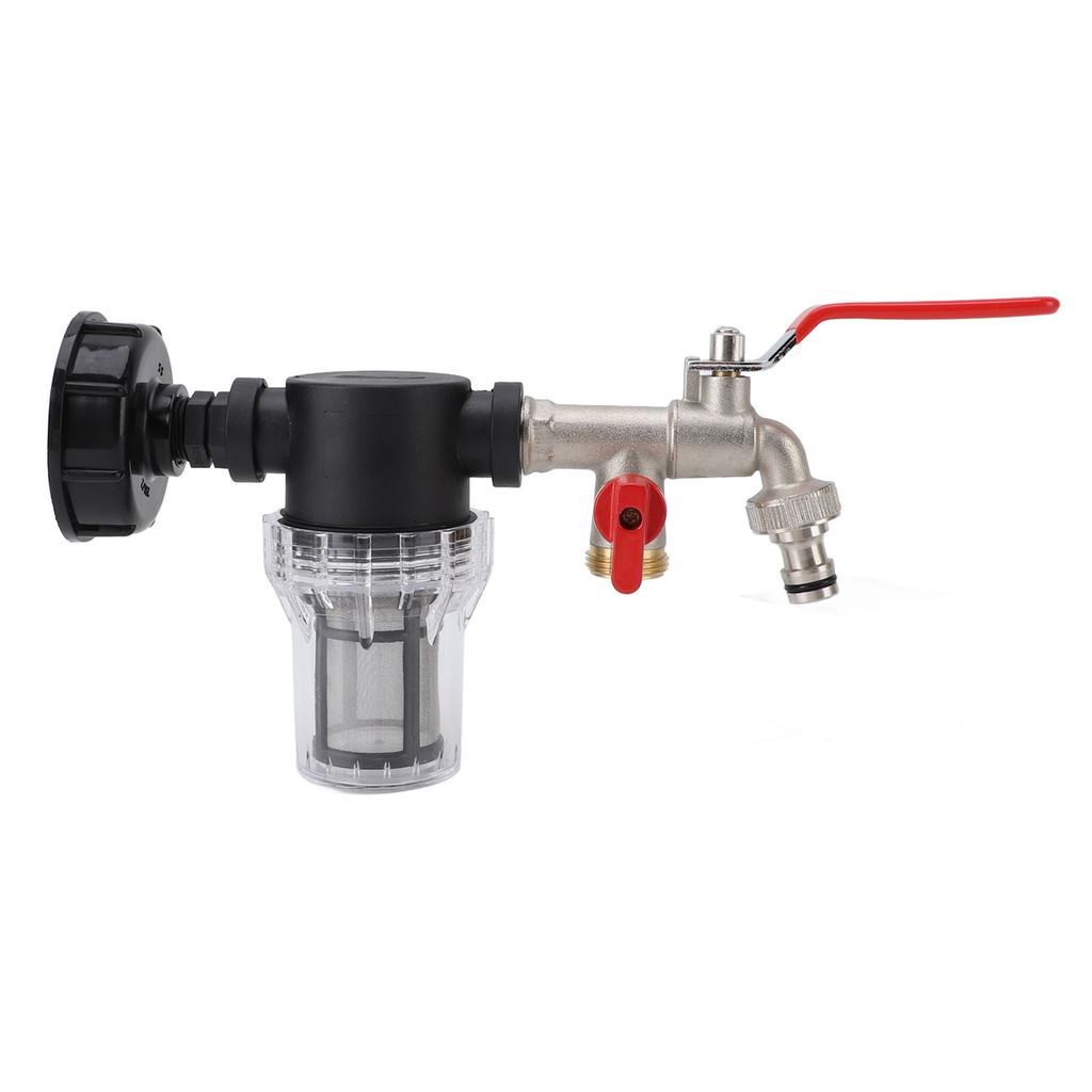Filtr do podlewania do kranu zbiornika IBC Adapter Beczka tonowa Złącze Nawadnianie ogrodu Pompa do akwarium Woda