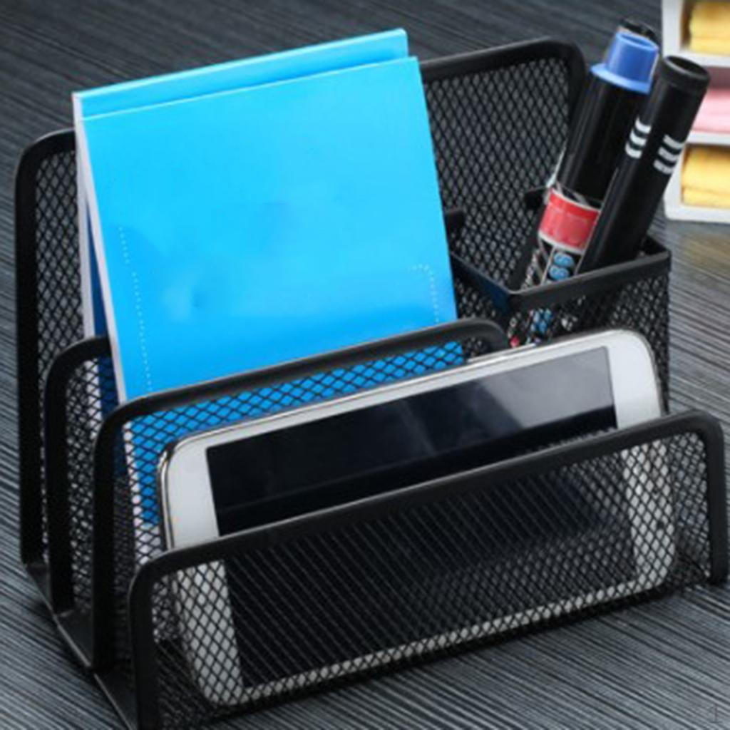 Desk Organizer Letter Paper Storage Sorter Home Desktop Organization чёрный 890₽