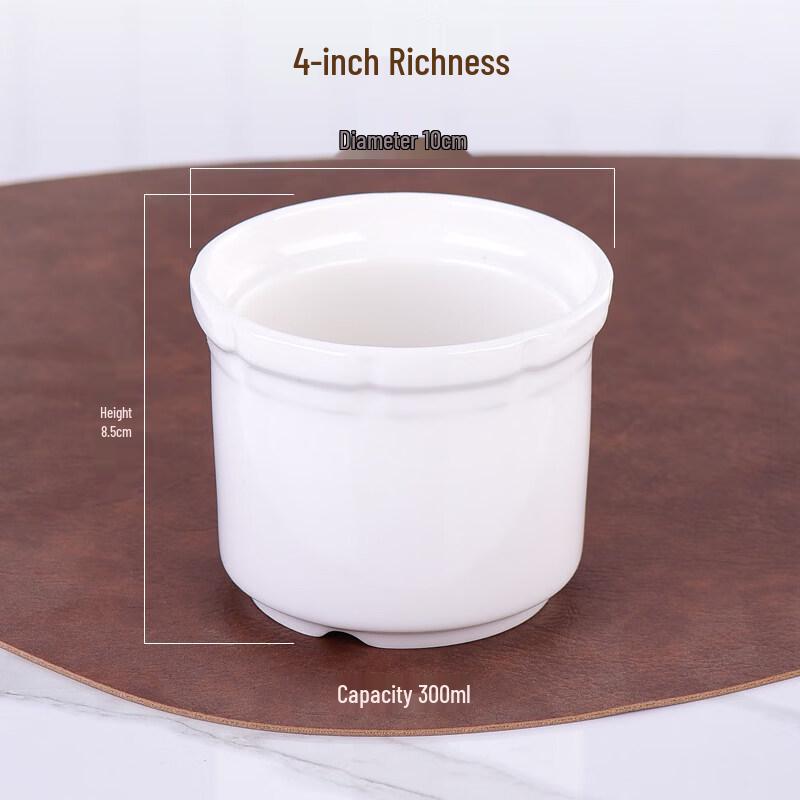 RuHan Ceramic Lidless Double Boiler Soup Pot Set