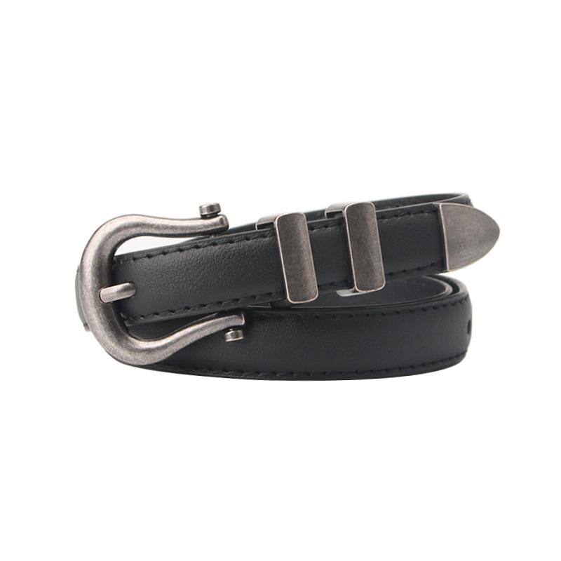 New Fashion Ancient Silver Belt, Literary Retro Old Decoration Women's Belt, Versatile Suit Pants Belt, Women