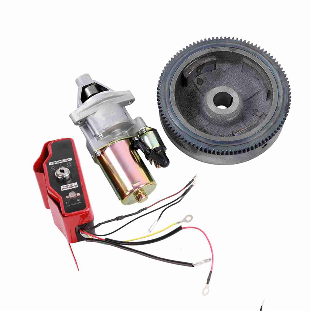 Electric Start Kit Starter Motor Flywheel Control   Box for GX390