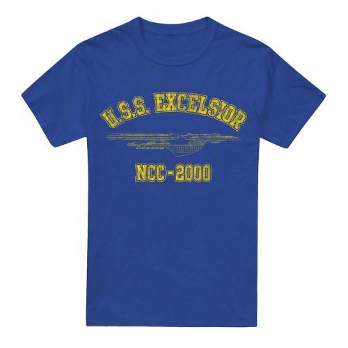 STAR TREK Unisex Adult Excelsior Athletic T-Shirt