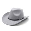 Západní kovbojský klobouk Pánský a dámský sluneční klobouk s ohnutým okrajem Tibetský klobouk Etnický klobouk na tanec při jízdě na koni