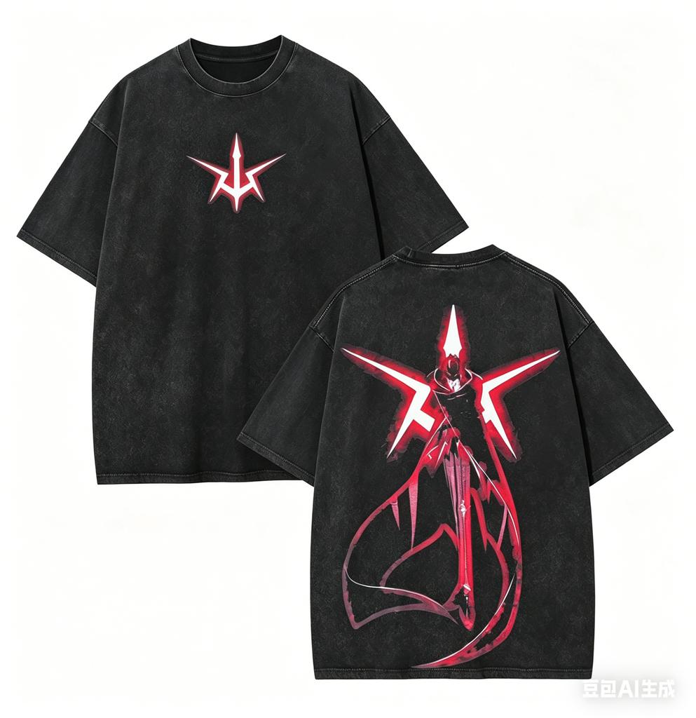 Code Geass Anime Lover Washed Tshirt Year Round Clothing High Quality Personality Clothes Plus Size Unisex Gift High Quality