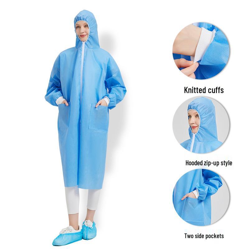 Einweg-Schutzanzug aus Vliesstoff für Reinräume und Experimente