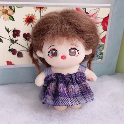 Lace 10cm Cotton Doll Clothes JK Skirt Plush Toys Clothes Doll Clothes Dress  Kids Girls Toys