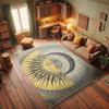 Mysterious Moon and Sun Carpet for Living Room, Bedroom, Floor Mat, Lounge, Large Area Carpet, Home Decoration