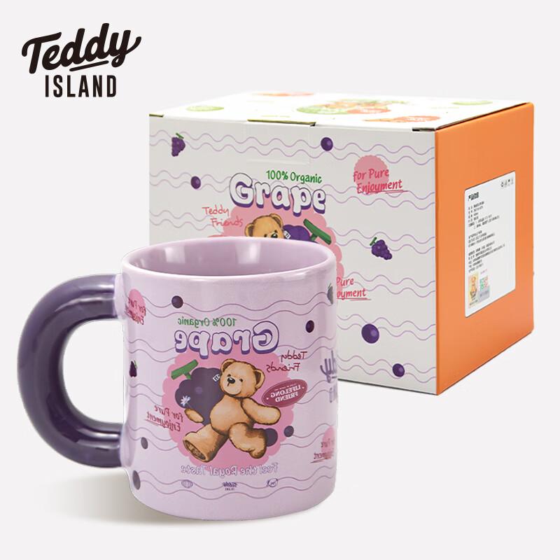 Teddy Island Fruit Ceramic Mug