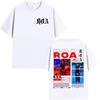Rapper ROA Tour 2025 Album Graphic T-Shirt Men Hip Hop Rock Gothic Short Sleeve T Shirt Vintage Oversized  Tees Streetwear