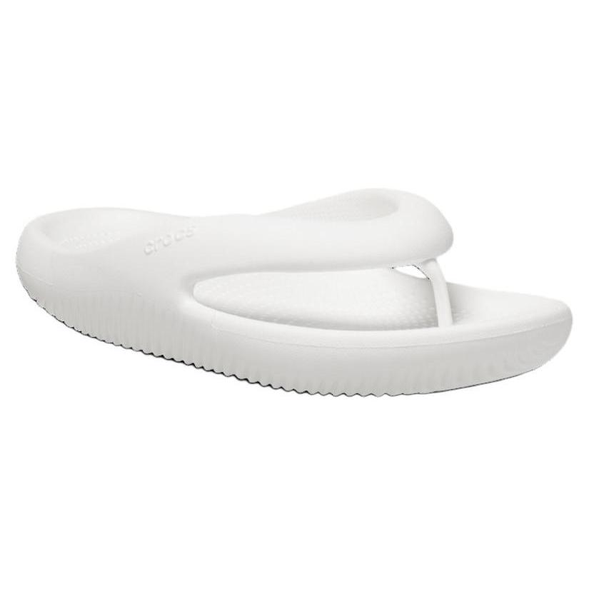 Crocs Abrasion Resistant Flip Flops Unisex White 208437-100