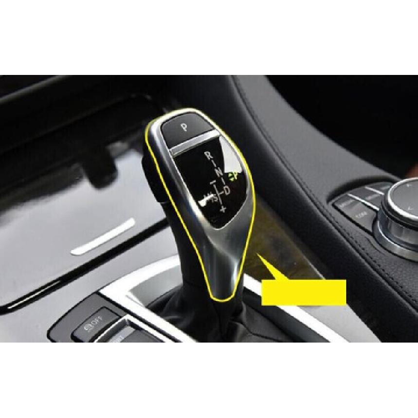 Fit For BMW X3 F25 X4 F26 2014-2017 Oak Grain Gear Shift Knob Shifter Lever Trim