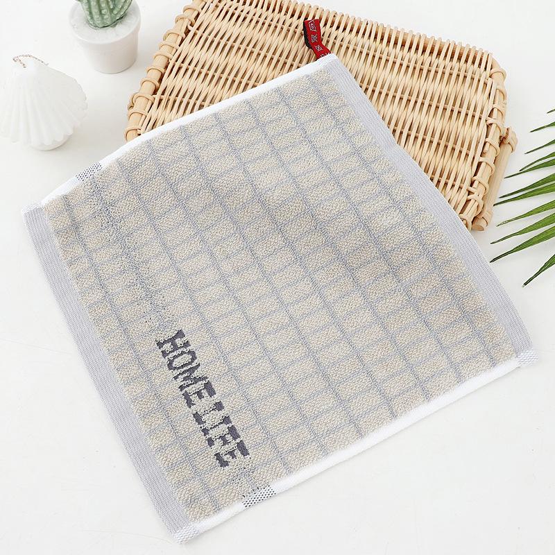 Cartoon Puppy Bear Quick-Drying Jacquard Hand Towel, 100% Cotton, 25x25 cm.