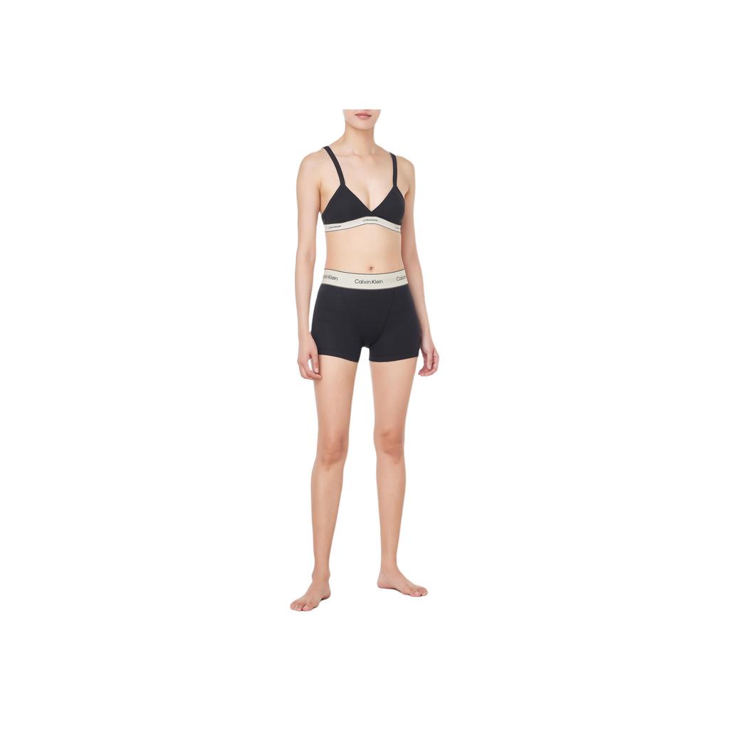 Calvin Klein Color Block High Waist Elastic Letter Boxer Briefs Women underwear QF8371UB1