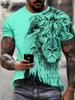 Ropa de Hombre Estampado de León de Verano Camiseta Manga Corta para Hombre Camiseta para Hombre Ropa con Estampado de León Ropa de Diseñador para Hombre Camiseta Oversize para Hombre