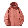 Waterproof Windproof Hooded Jacket for Couples - Breathable & Lightweight for Spring/Autumn Outdoor Activities