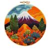 CHENISTORY DIY Wool Needle Felting Kit Creative Felt Landscape Picture Creative Felting Painting Handmade For Beginners Set