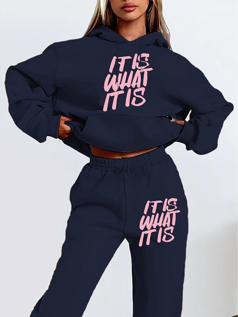 Men's Trendy Casual Hoodie and Sweatpants Set