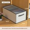 Foldable Fabric Drawer Organizers With Handles Multi-Compartment Storage Box For Clothes Pants Bedding Closet