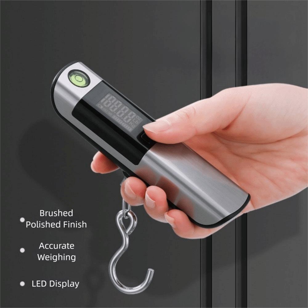 LCD Digital Hand Luggage Scale 50Kg/110Lb Luggage Weigher Electronic Suitcase Scale  Fishing
