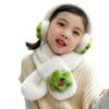 2025 Children's Cartoon Rabbit Fur Scarf – Thickened, Plush, Autumn/Winter Baby Neck Warmer for New Year and Christmas.