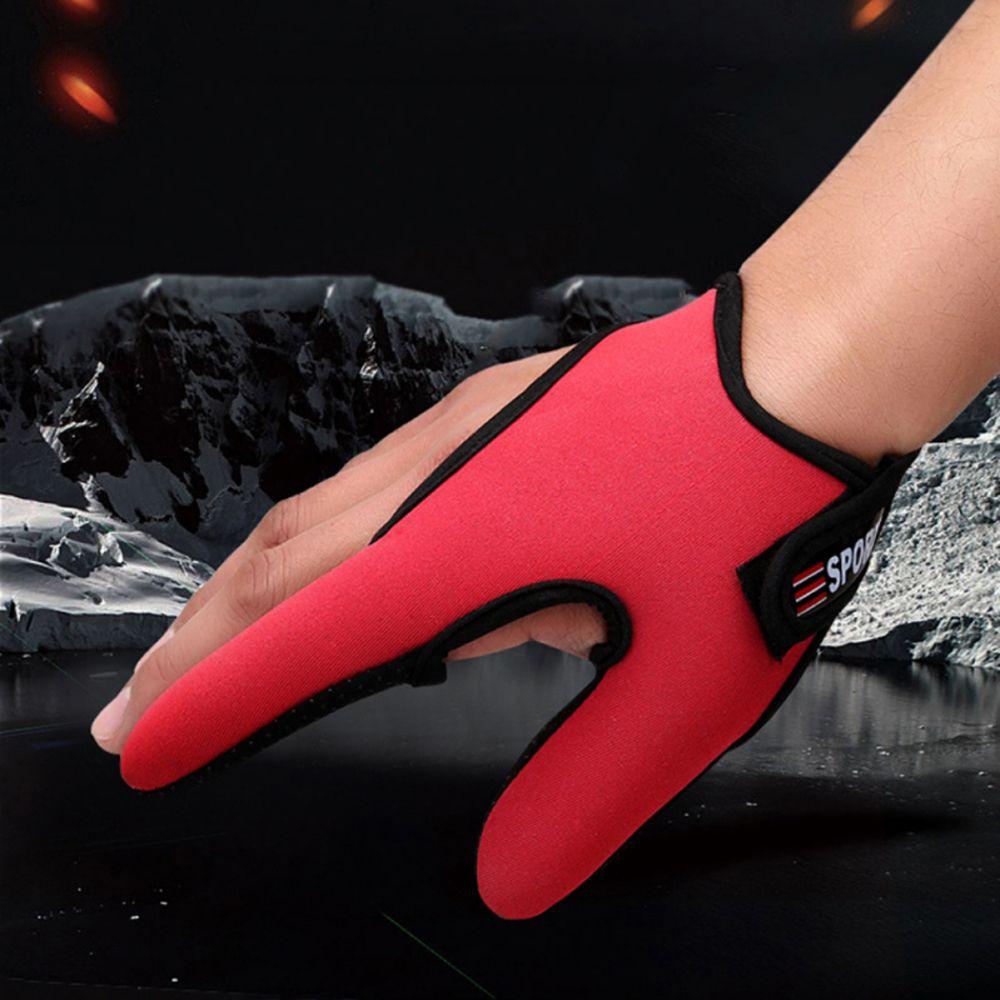 Tackle Non-Slip Glove Two-finger Gloves Finger Casting Glove 2 Fingers Protector Fishing Gloves