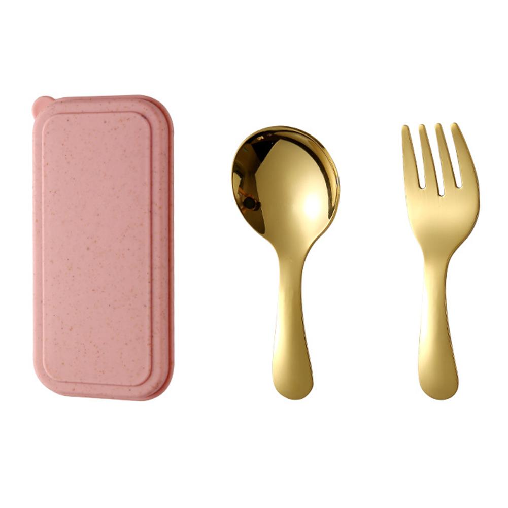 Outdoor Dining Portable Spoon Fork Compact Dining Set Compact Fork And Spoon Set Cutlery Colorful Perfect For Self-feeding