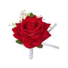 Handmade Wedding Brooch Silk Wrist Flower European Rose Boutonniere  Wedding Accessories