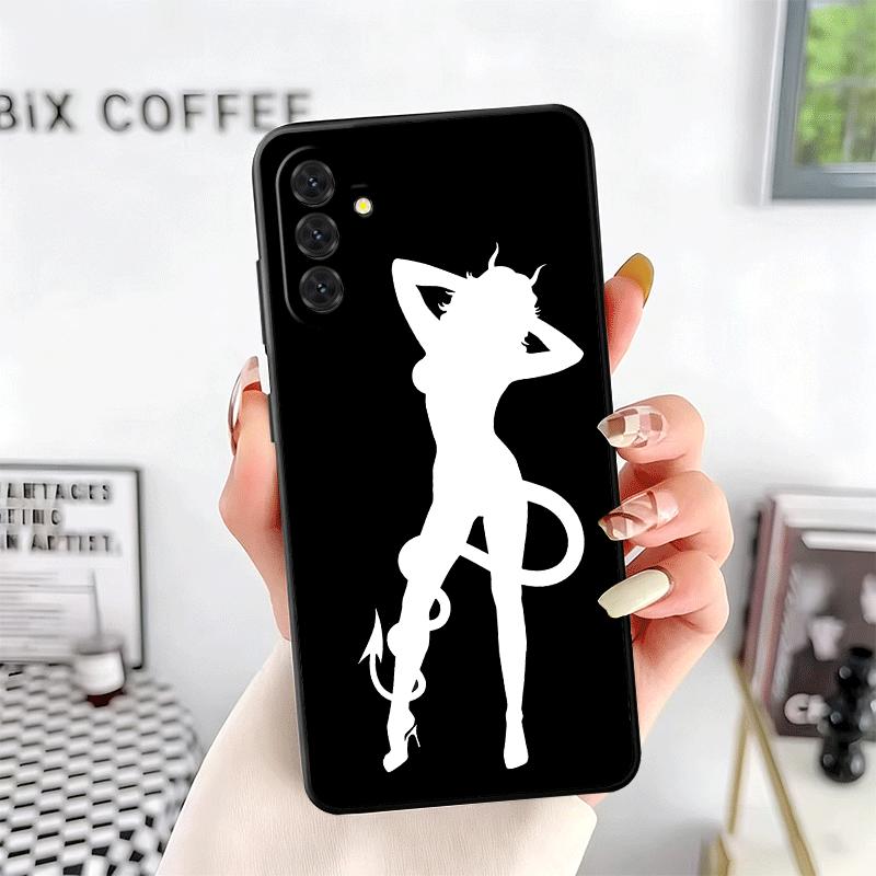 

Devil Girl Silhouette Cool Soft Phone Case for Samsung A17 A37 A57 A16 A26 A36 A56 A15 A25 A35 A55 A14 A24 A34 A54 A13 A23 A33 A Samsung A35
