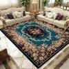 Bohemian Kristal Velvet Anti-Slip Tapijt voor Woonkamer, Vloer Slaapkamer Grote Maat Kleden, Bankmatten, Studeerkamer, Huisdecoratie