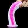 Mixed Color Liquid Silicone Eggless Simulation Penis Dildo Female Masturbation Device Anal Anal Plug Anal Expansion Device