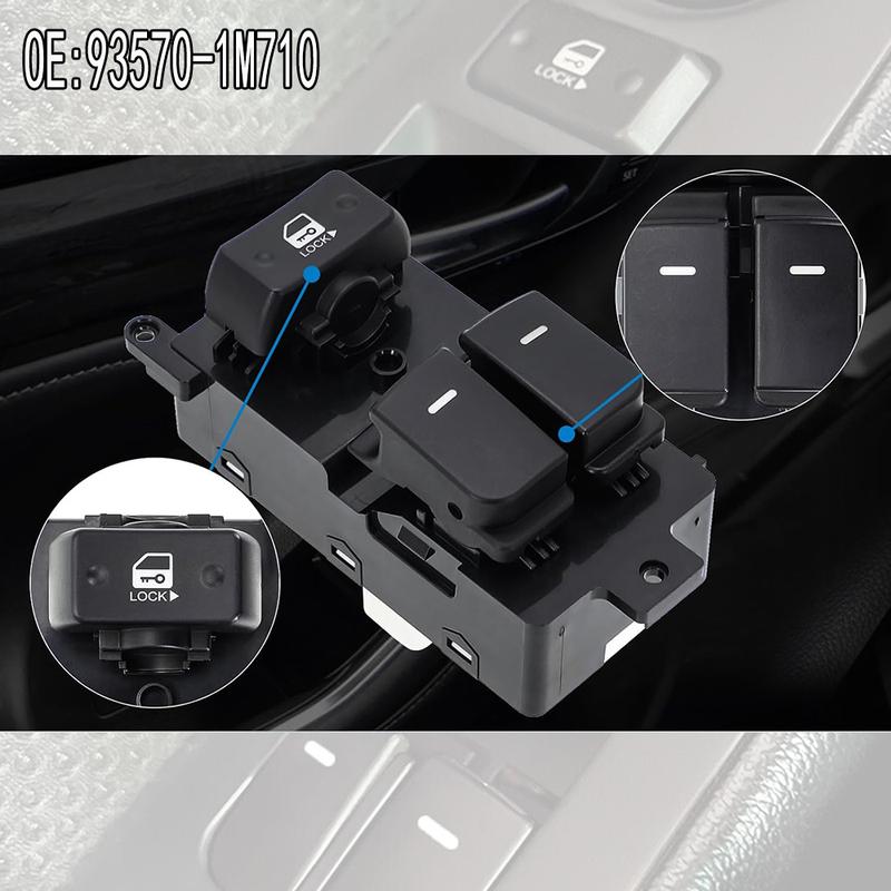 

ДЛЯ KIA CERATO FORTE CERATO SHUMA KOUP 2010 2011 2012 2013 Электрический переключатель стеклоподъемника Кнопка регулятора Часть Автомобильные аксессуары