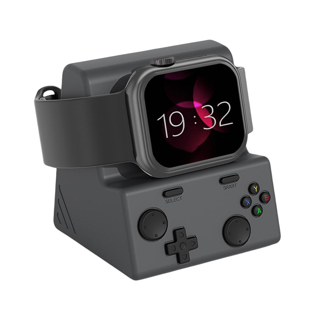 Charger Stand Silicone Dock Charging Cable Holder Space-Saving Desk Watch Holder for Apple Watch 10 9 8 7 6 5 4 3 2 1 Ultra 2/SE