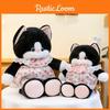 Dress Cat Floral Plush Toy Cartoon Animal Stuffed Doll Decoration Gift Birthday