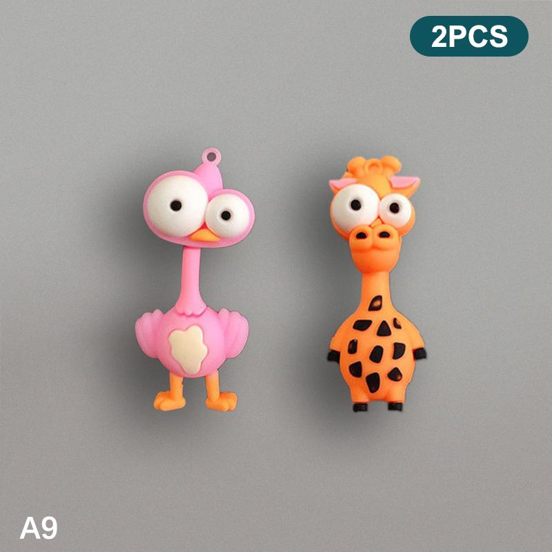 Cartoon Animals Fridge Magnet Cute Decorative Magnets Home Decor For Kitchen Office Whiteboard Locker Cabinet And Dishwasher
