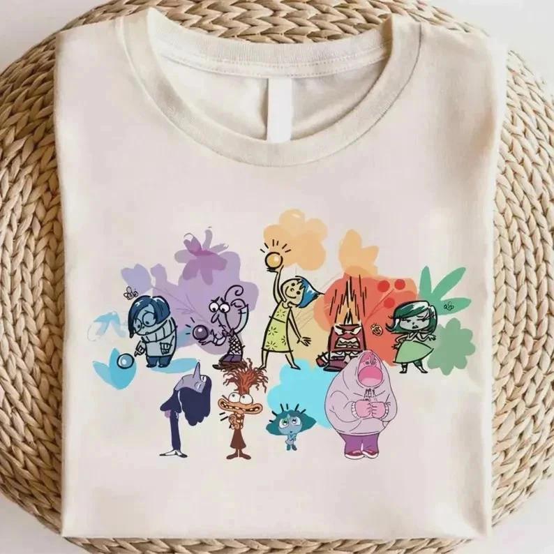 Pixar Inside Out Characters Group T- Shirt, Today Is A Core Memory Day M