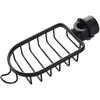 Adjustable Faucet Storage Rack Punch-Free Space Saving Sponge Drain Rack Space Aluminum Shower Shampoo Soap Holder Kitchen
