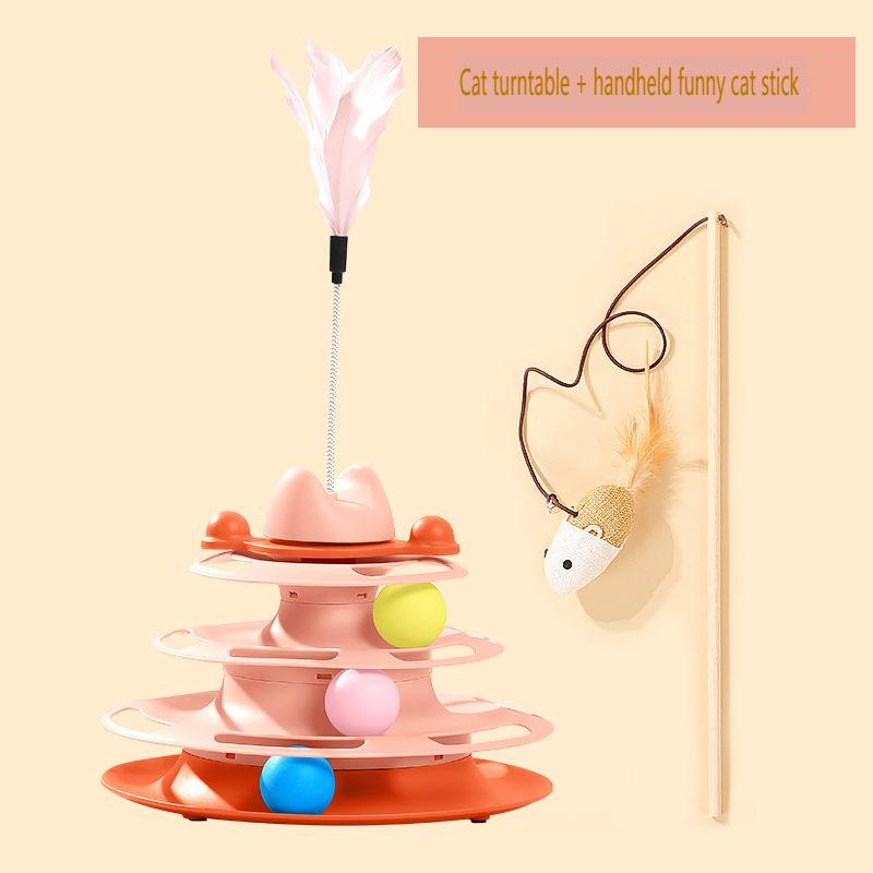 Brinquedos para Gatos Self Hi, Divertido, Divertido, Varinha para Gato, Pena, Animal de Estimação, Bola Giratória para Gato, Rato Durável e Coleção de Suprimentos para Gatos