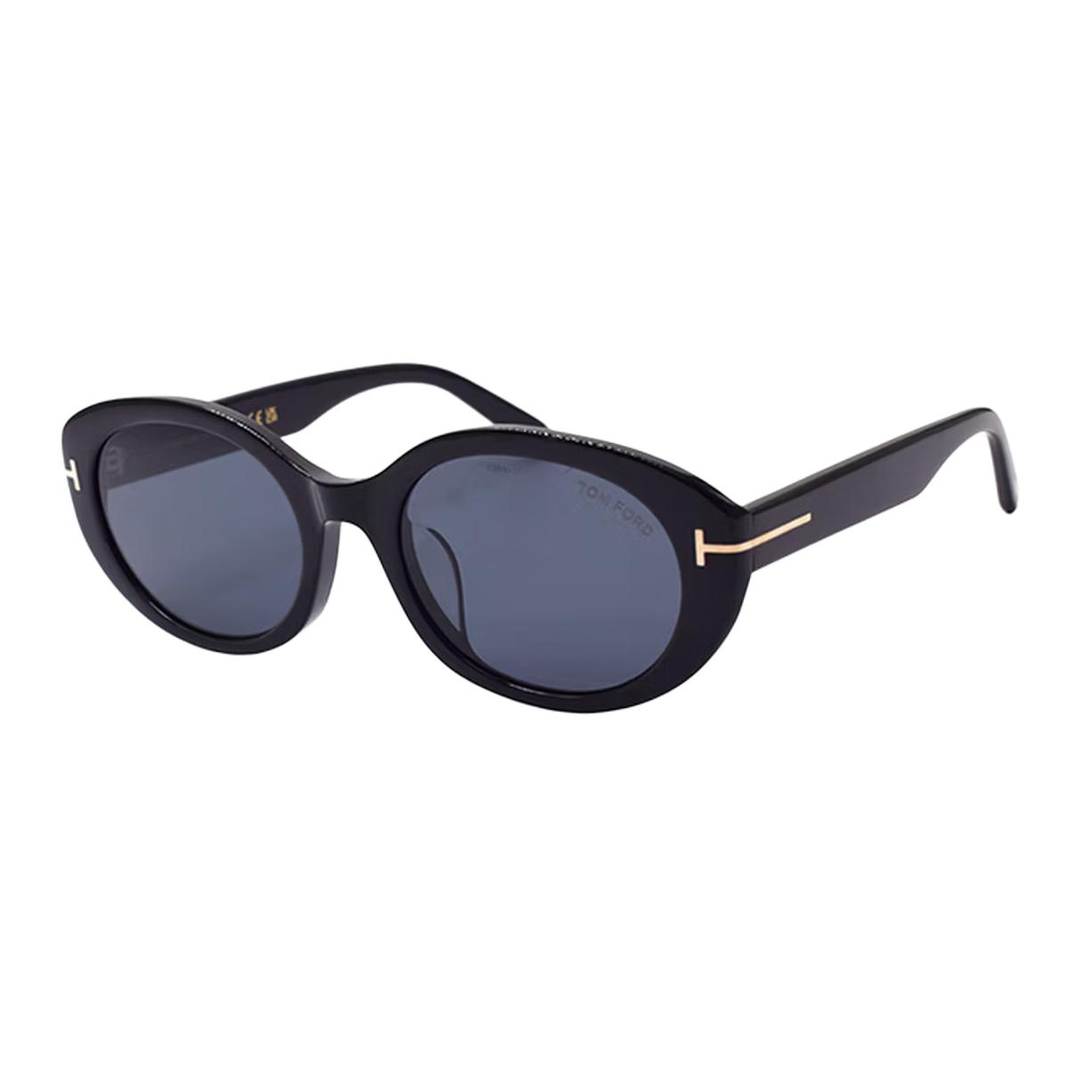 

TF T Logo Series Narrow Frame Fashion Versatile Design Cat Eye Sunglasses Women sunglasses Black FT1294-K-01A Shopping Bag-Eyeglass Case+Box+Shopping Bag