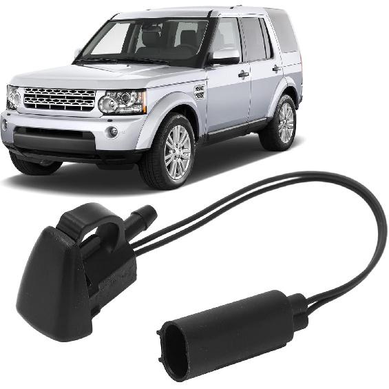 Front Windshield Washer Nozzles, Windshield Washer Nozzles Wiper Spray Jet Replacement LR048615 for Land Rover Discovery 3 4 LR3 LR4 Sport