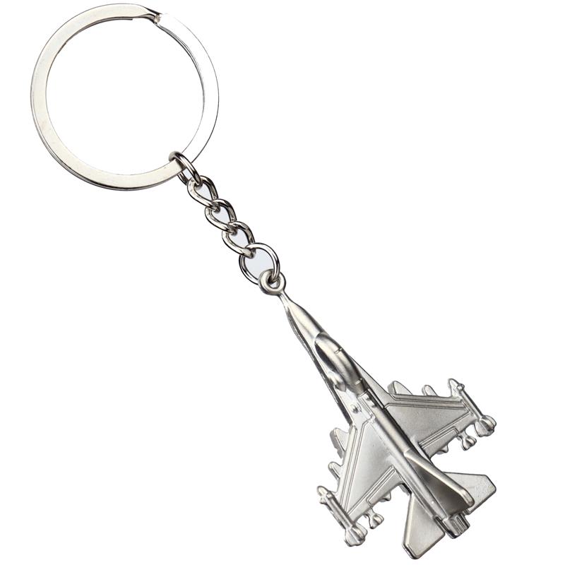 PUBG Rotating Plane Keychain: Fighter Jet & Passenger Jet Pendant