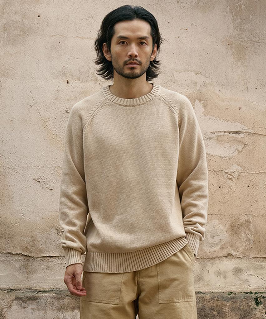 HEAVYI Fisherman Heavy Knit_Cream