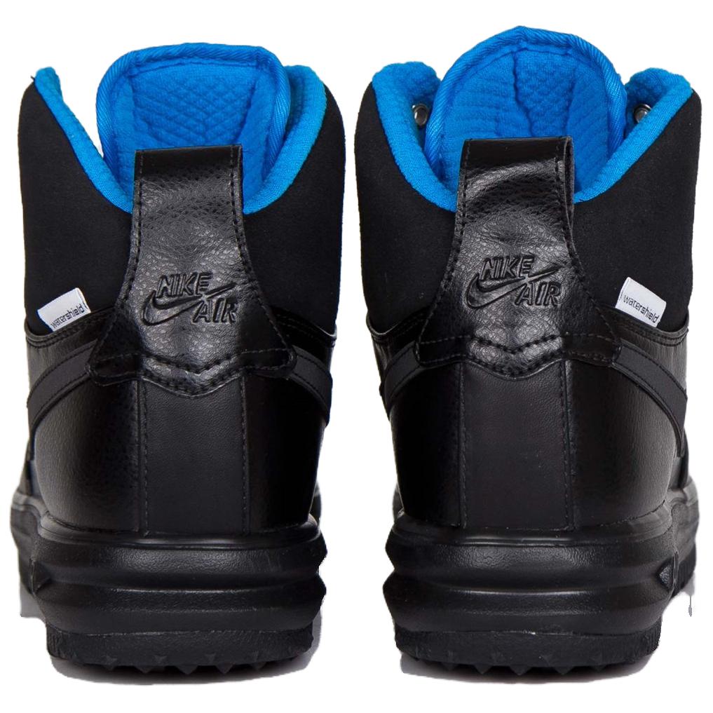 Nike Lunar Force 1 SneakerBoot Unisex Boots Black Metallic-Silver 654481-003